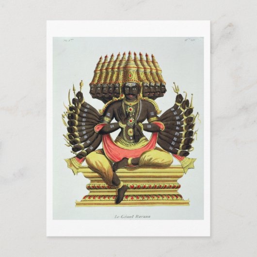 Carte Postale Le Ravana géant (litho coloré) (Devant)