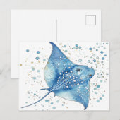 Carte Postale Le rayon bleu (Devant / Derrière)