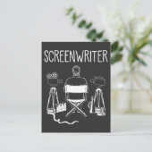 Carte Postale Le réalisateur cinématographique dit : (Debout devant)