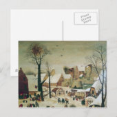 Carte Postale Le recensement de Bethléem (Devant / Derrière)