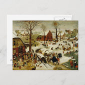 Carte Postale Le recensement de Bethléem (Devant / Derrière)