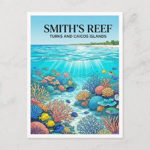 Carte Postale Le récif de Smith The Bight Îles Turques-et-Caïque