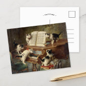 Carte Postale Le récital des chatons | Carl Reichert
