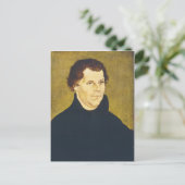 Carte Postale Le réformiste protestant Martin Luther par L. Cran (Debout devant)