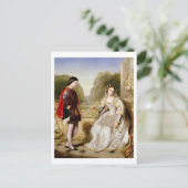 Carte Postale Le refus (huile sur toile) (Debout devant)