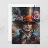 Carte Postale Le Regal Man en chapeau (Devant / Derrière)