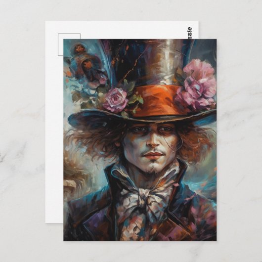 Carte Postale Le Regal Man en chapeau (Devant / Derrière)