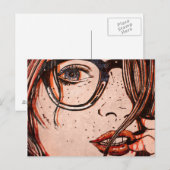 Carte Postale Le Regard (Devant / Derrière)