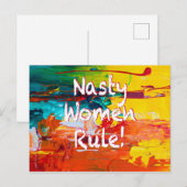 Carte Postale Le règne des femmes malveillantes (Devant / Derrière)