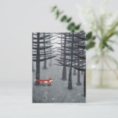 Carte Postale Le renard et la forêt (Debout devant)