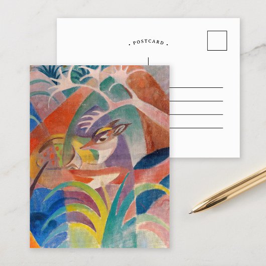 Carte Postale Le renard malade | Jean Bloé Niestlé