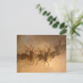 Carte Postale Le renne du Père Noël par William Holbrook Beard (Debout devant)