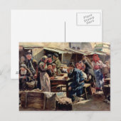 Carte Postale Le Repas, 1875 (Devant / Derrière)