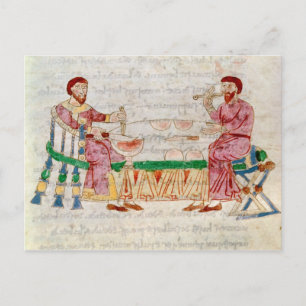 Carte Postale Le repas, de "De Universo"