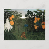 Carte Postale Le Repas du lion | Henri Rousseau (Devant)