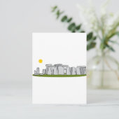 Carte Postale Le repère de Stonehenge (Debout devant)