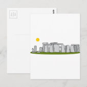 Carte Postale Le repère de Stonehenge (Devant / Derrière)