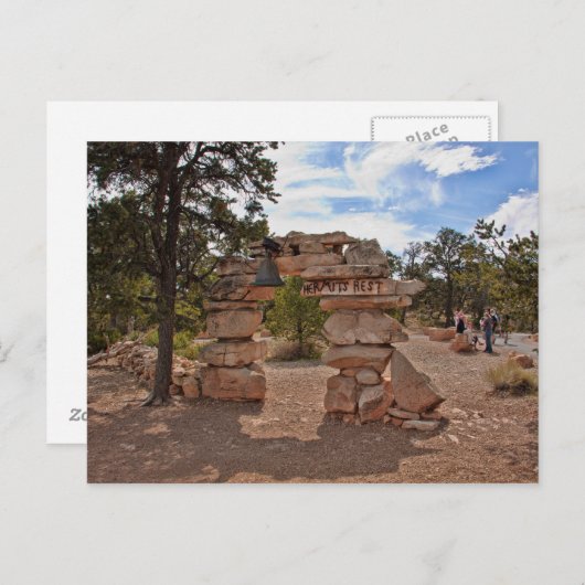 Carte Postale Le repos d'Hermit (Devant / Derrière)