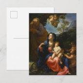 Carte Postale Le repos sur le vol en l'Egypte (Devant / Derrière)