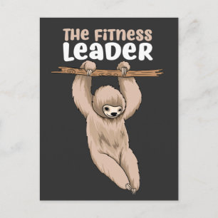 Carte Postale Le responsable de la condition physique Funny Slot