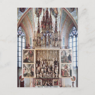 Carte Postale Le retable de St. Wolfgang 1471-81