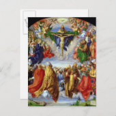 Carte Postale Le Retable Landauer, Toussaint, 1511 (Devant / Derrière)