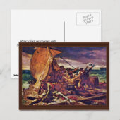 Carte Postale Le Retour De La Méduse (Étude) Par Géricault Jean  (Devant / Derrière)