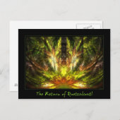 Carte Postale Le retour de Quetzalcoatl (Devant / Derrière)