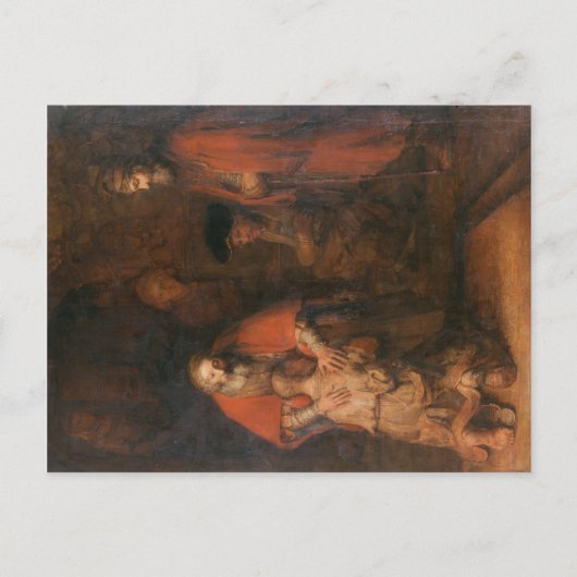 Carte postale Le retour du fils prodigue Rembrandt (Devant)