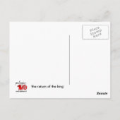 Carte Postale "le retour du roi" (Dos)