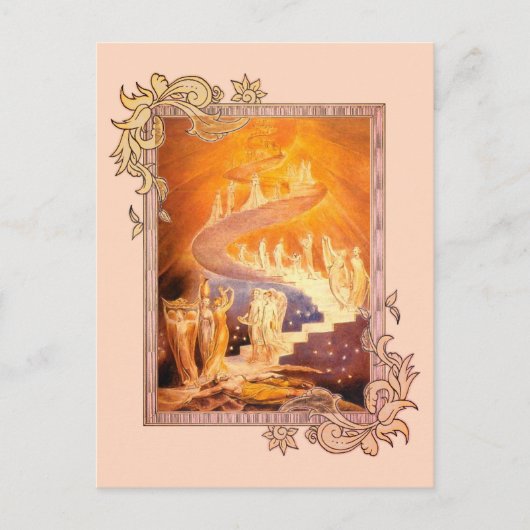 Carte Postale Le rêve de Jacob Par William Blake (Devant)