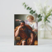 Carte Postale Le rêve de saint Joseph par Mengs (1774) (Debout devant)