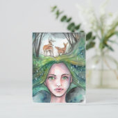 Carte Postale Le rêve des bois (Debout devant)