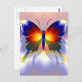 Carte Postale Le rêve du papillon (Devant / Derrière)