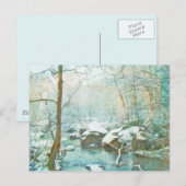 Carte Postale Le rêve d'une nuit de mi-hiver (Devant / Derrière)