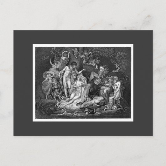 Carte Postale Le rêve d'une nuit d'été (Devant)