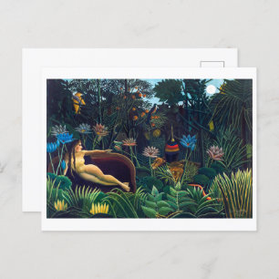 Carte Postale Le rêve   Henri Rousseau  
