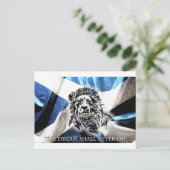 CARTE POSTALE LE RÊVE NE MOURRA JAMAIS (Debout devant)