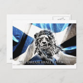 CARTE POSTALE LE RÊVE NE MOURRA JAMAIS (Devant / Derrière)