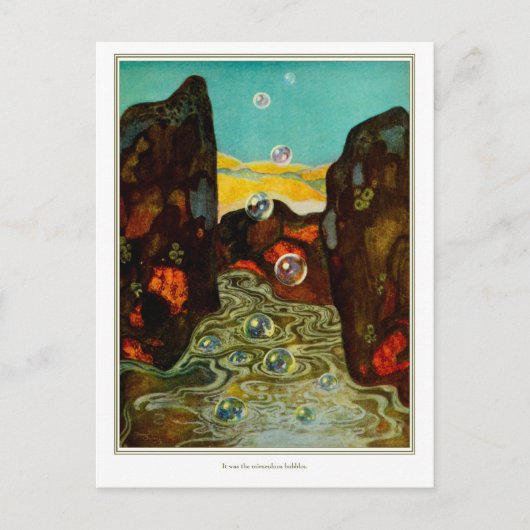 Carte Postale Le rêveur des rêves : Bulles miraculeuses (Devant)