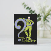 Carte Postale Le Riddler & Logo Green (Debout devant)