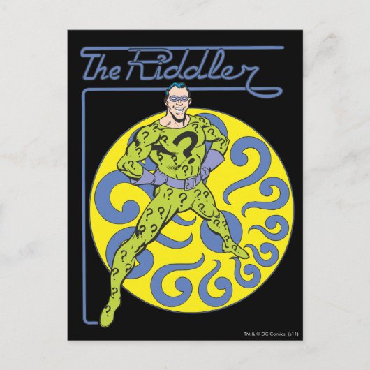 Carte Postale Le Riddler & Logo Purple (Devant)