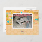 Carte Postale Le rire et le monde rit avec vous (Devant / Derrière)