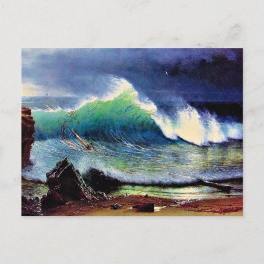 Carte Postale Le rivage de la mer Turquoise (Devant)
