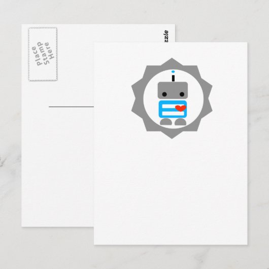 Carte Postale Le Robot ! (Devant / Derrière)