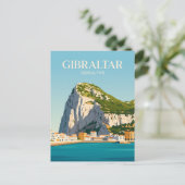 Carte Postale Le rocher de Gibraltar (Debout devant)