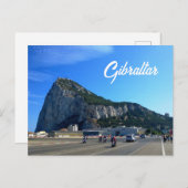 Carte Postale Le rocher de Gibraltar (Devant / Derrière)