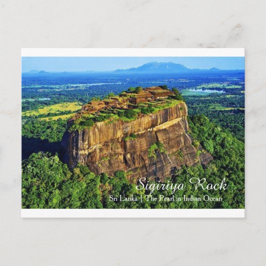 Carte Postale Le Rocher de Sigiriya (Devant)