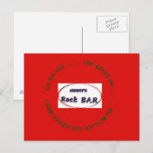 Carte Postale Le Rock Bar de Mimmy (Devant / Derrière)
