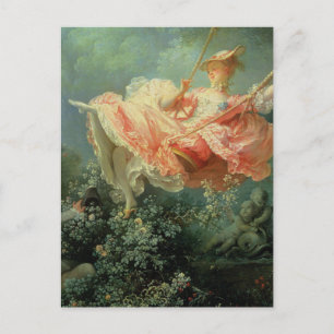 Carte Postale Le rococo de Jean-Honore Frangonard Le Swing